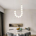 Glass Pearl Necklace Chandelier-DWHOME