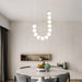 Acrylic Pearl Necklace Chandelier - DWHOME