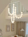 Glass Pearl Necklace Chandelier-DWHOME