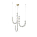 Glass Pearl Necklace Chandelier-DWHOME
