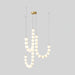 Glass Pearl Necklace Chandelier - Vakkerlight