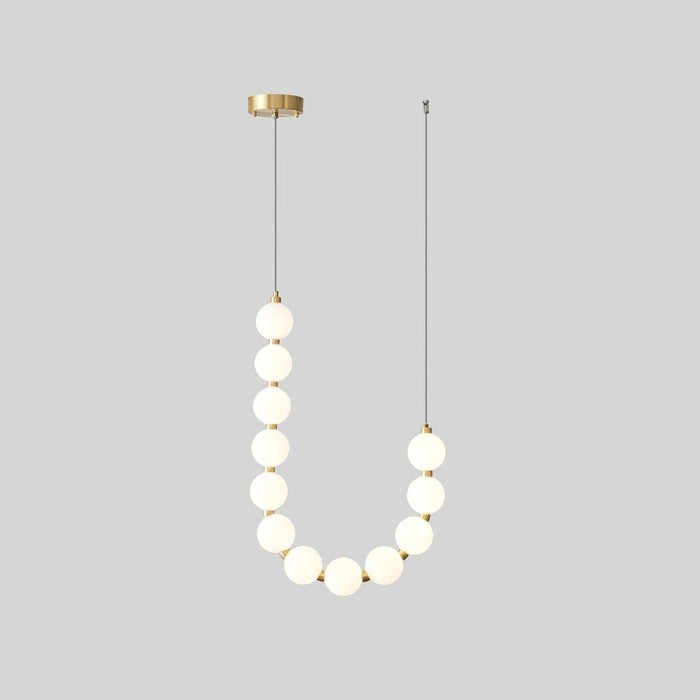 Glass Pearl Necklace Chandelier-DWHOME