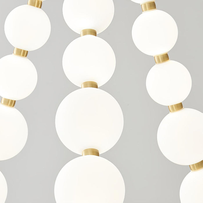 Glass Pearl Necklace Chandelier-DWHOME
