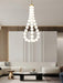 Acrylic Pearl Necklace Chandelier - Vakkerlight