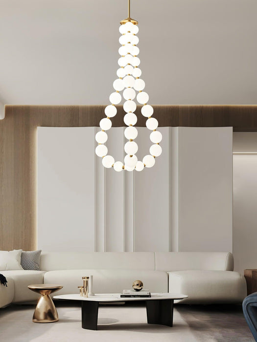 Acrylic Pearl Necklace Chandelier - DWHOME