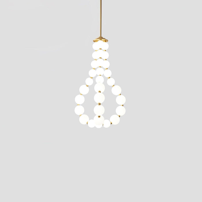 Glass Pearl Necklace Chandelier - Vakkerlight