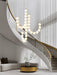 Acrylic Pearl Necklace Chandelier - Vakkerlight