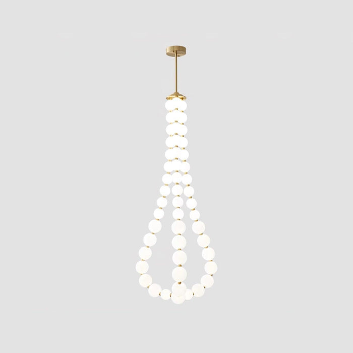 Glass Pearl Necklace Chandelier-DWHOME