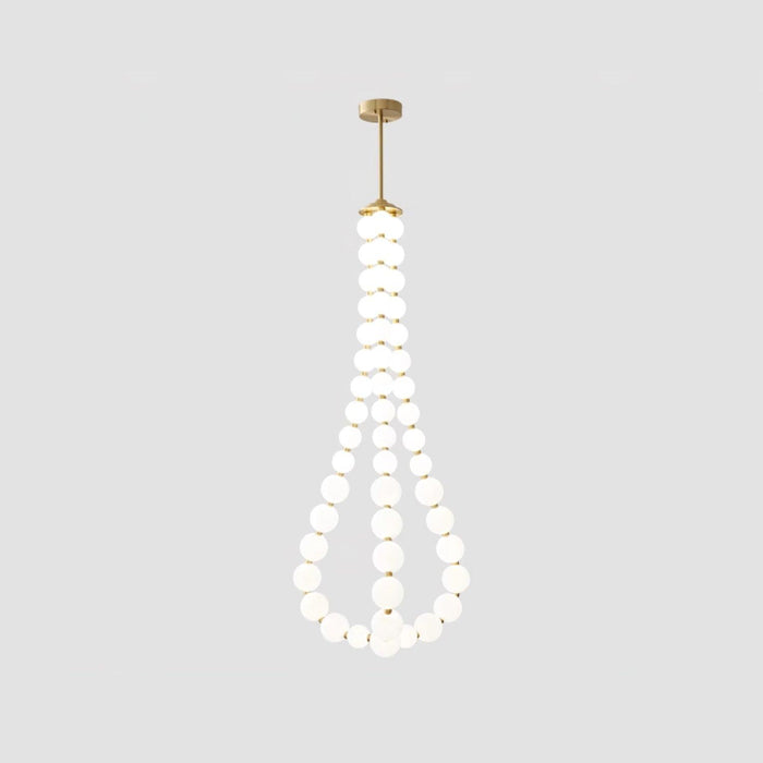 Glass Pearl Necklace Chandelier - Vakkerlight