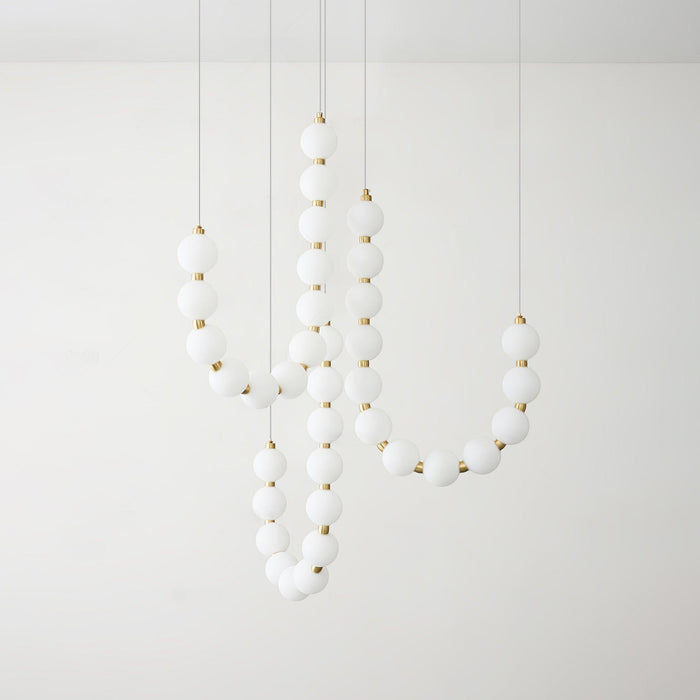 Acrylic Pearl Necklace Chandelier - DWHOME