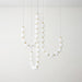 Glass Pearl Necklace Chandelier.