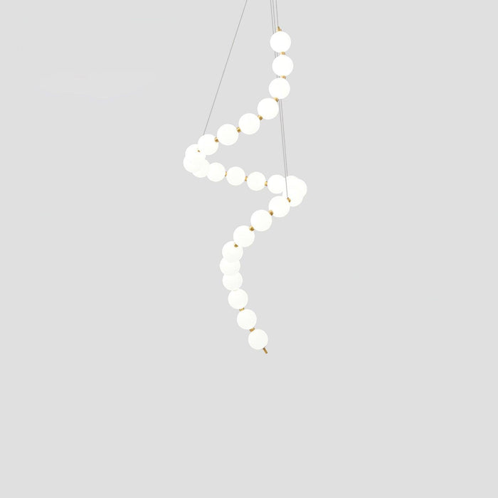 Acrylic Pearl Necklace Chandelier - DWHOME