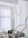 Acrylic Pearl Necklace Chandelier - Vakkerlight