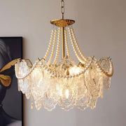 Pearls Glass Chandelier-DWHOME