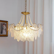 Pearls Glass Chandelier-DWHOME