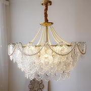 Pearls Glass Chandelier-DWHOME