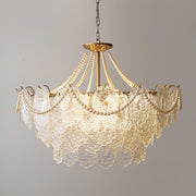 Pearls Glass Chandelier-DWHOME