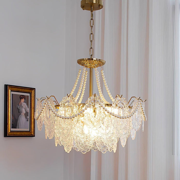 Pearls Glass Chandelier - DWHOME