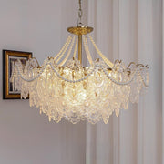 Pearls Glass Chandelier-DWHOME