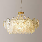 Pearls Glass Chandelier-DWHOME