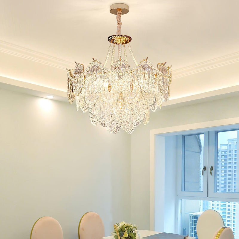 Pearls Glass Chandelier-DWHOME