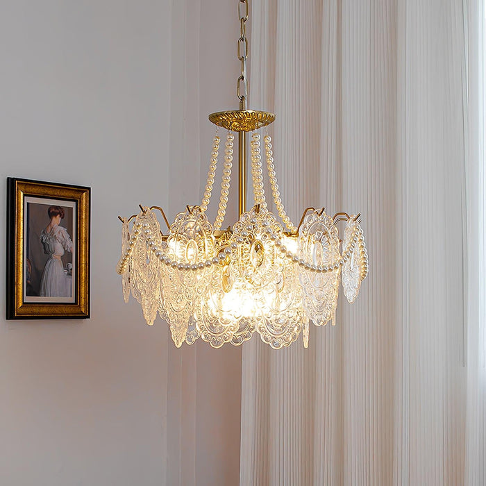 Pearls Glass Chandelier - DWHOME