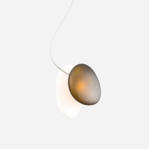 Translucent Frosted Glass Pendant Light.