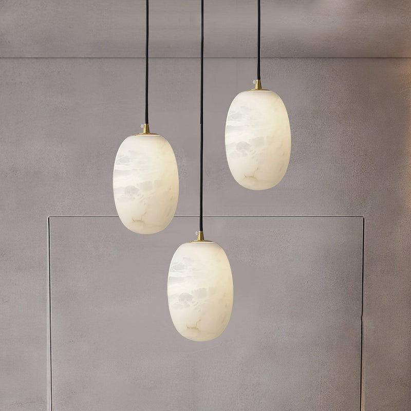 Pebble Alabaster Pendant Lamp-DWHOME