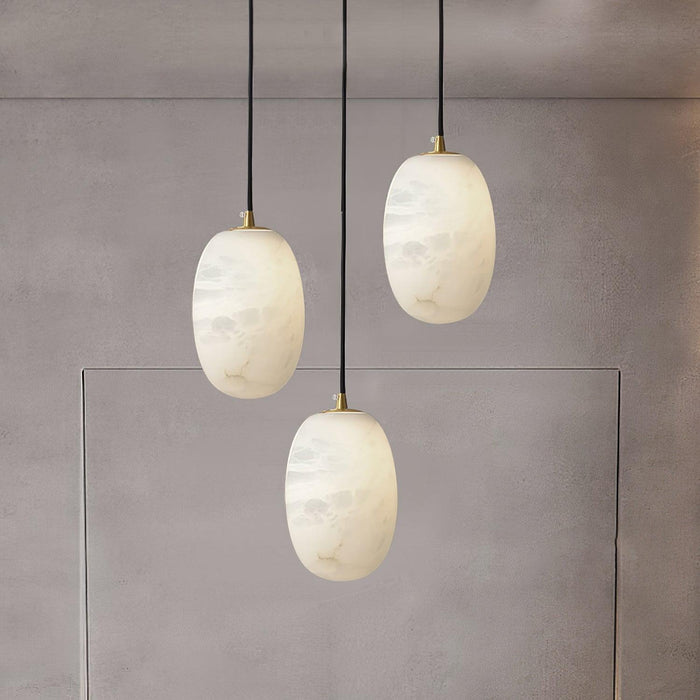 Pebble Alabaster Pendant Lamp-DWHOME