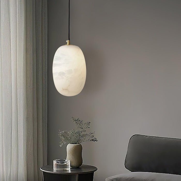 Pebble Alabaster Pendant Lamp-DWHOME