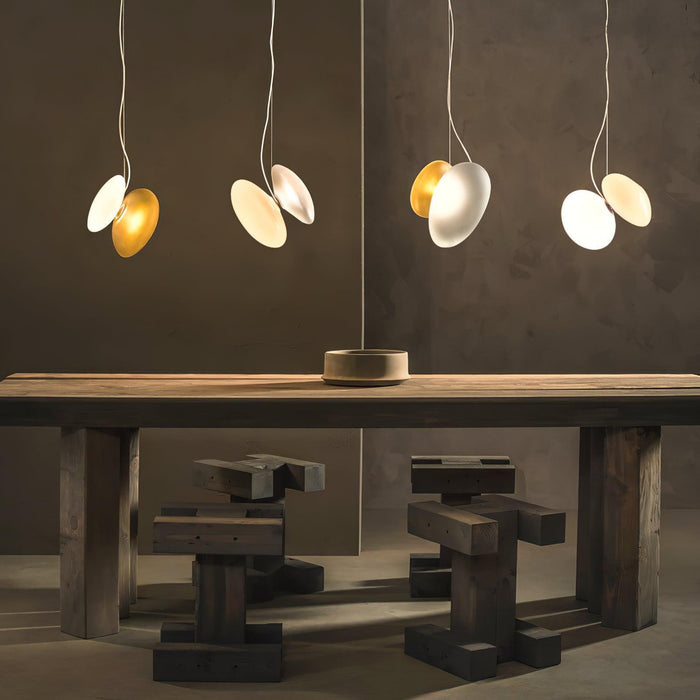 Translucent Frosted Glass Pendant Light-DWHOME