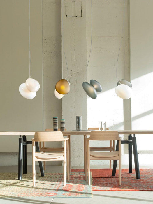 Translucent Frosted Glass Pendant Light.