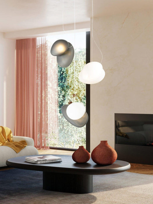 Translucent Frosted Glass Pendant Light-DWHOME
