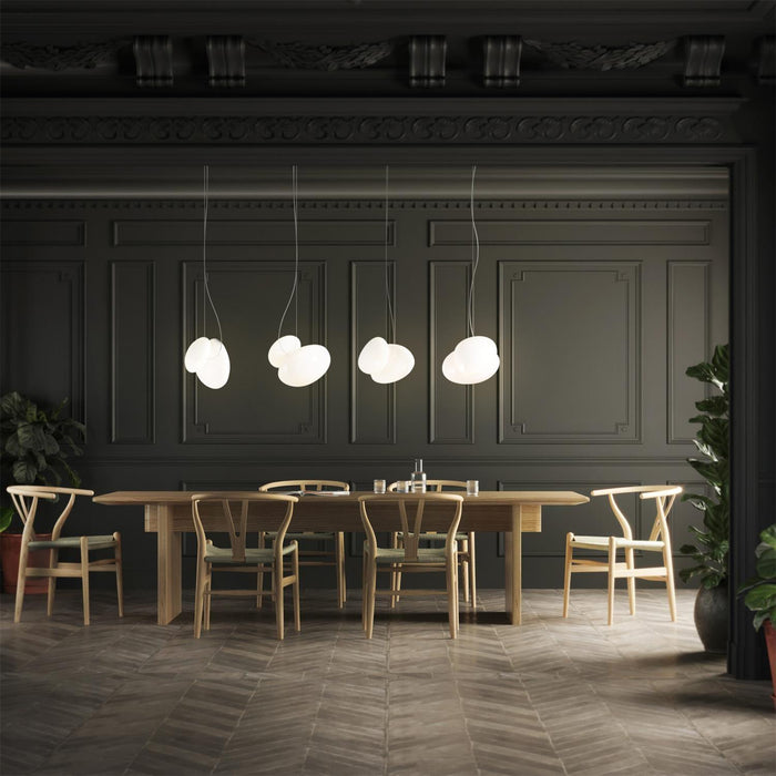 Translucent Frosted Glass Pendant Light-DWHOME
