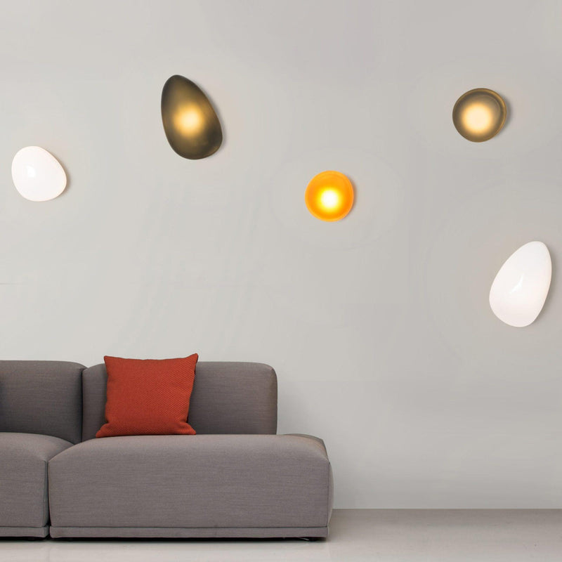 "Lampe murale en verre bullé-DWHOME"