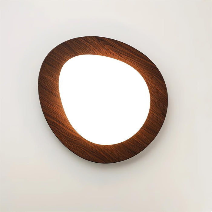 Pebble Walnut Ceiling Light - DWHOME