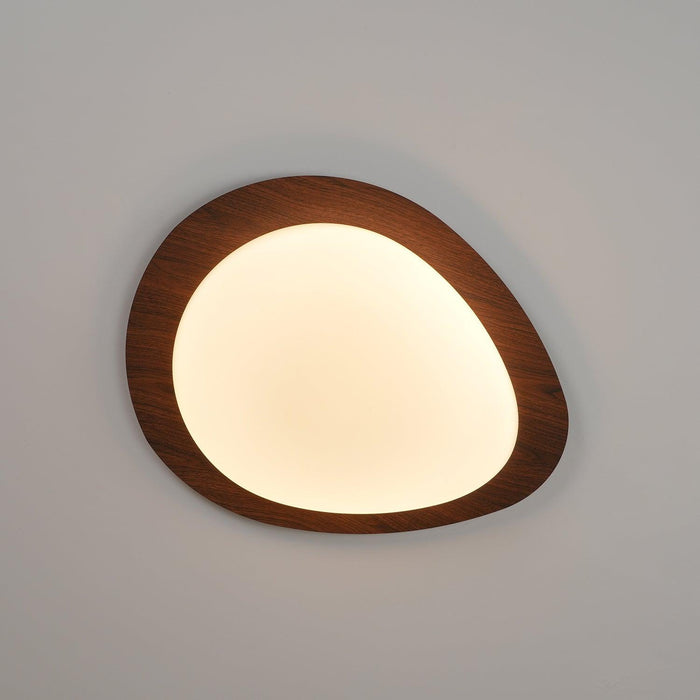 Pebble Walnut Ceiling Light - DWHOME