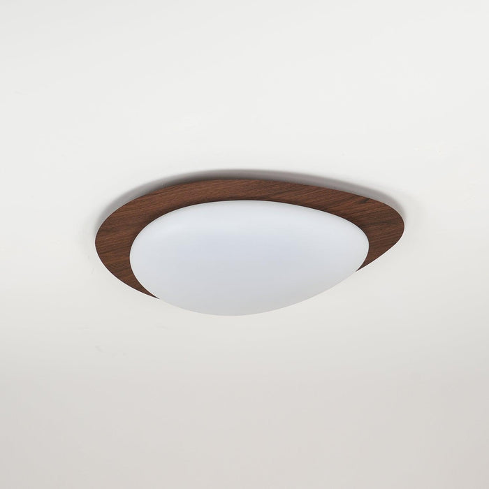 Pebble Walnut Ceiling Light - DWHOME