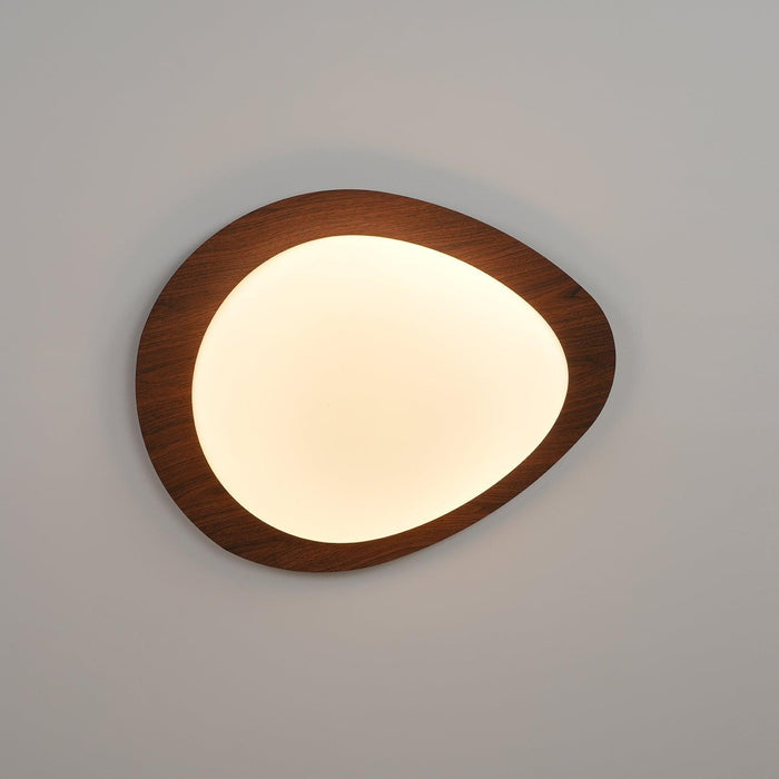 Pebble Walnut Ceiling Light - DWHOME