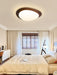 Pebble Walnut Ceiling Light.