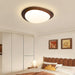 Pebble Walnut Ceiling Light.