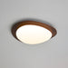 Pebble Walnut Ceiling Light.