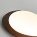 Pebble Walnut Ceiling Light.