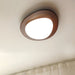 Pebble Walnut Ceiling Light.