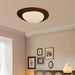 Pebble Walnut Ceiling Light.