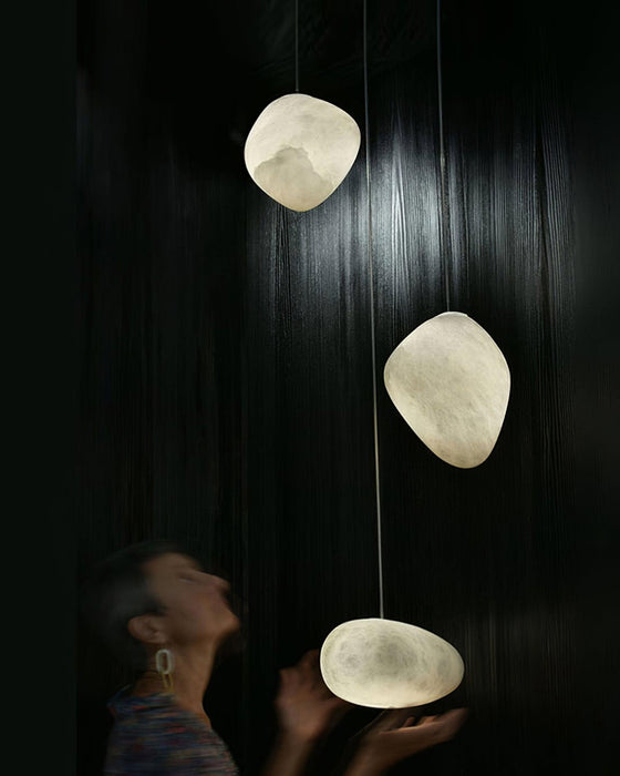 Pebbles Alabaster Pendant Lamp-DWHOME