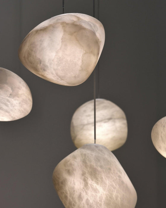 Pebbles Alabaster Pendant Lamp-DWHOME