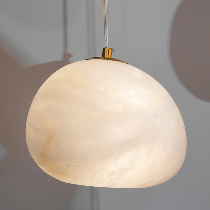 Pebbles Alabaster Pendant Lamp-DWHOME