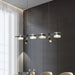 Peli Modern Linear Kitchen Island Chandelier Black&Gold.