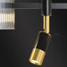 Peli Modern Linear Kitchen Island Chandelier Black&Gold.